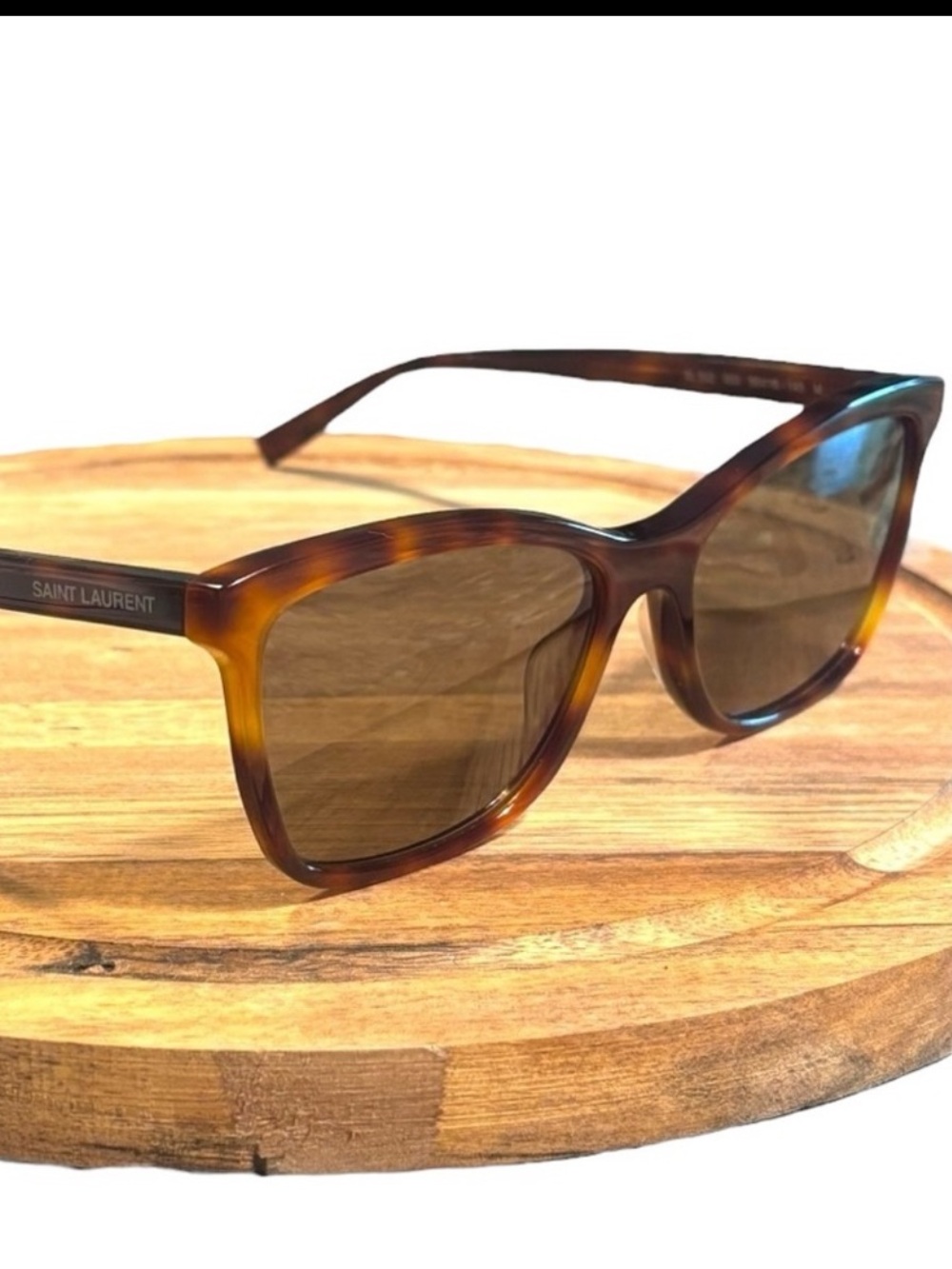 Saint Laurent Brown Tortoise Shell sunglasses new